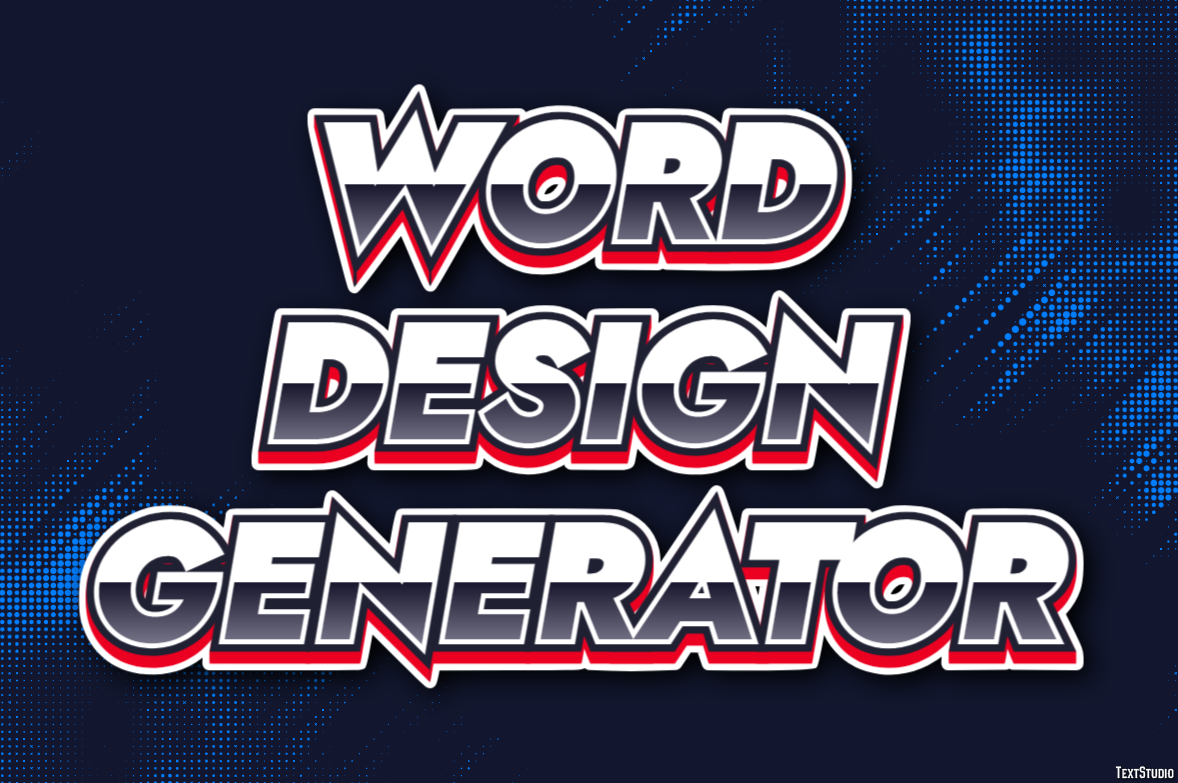 Word Design Generator Tekst Effect