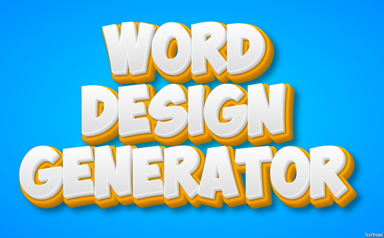 Word Design Generator Metin Efekti