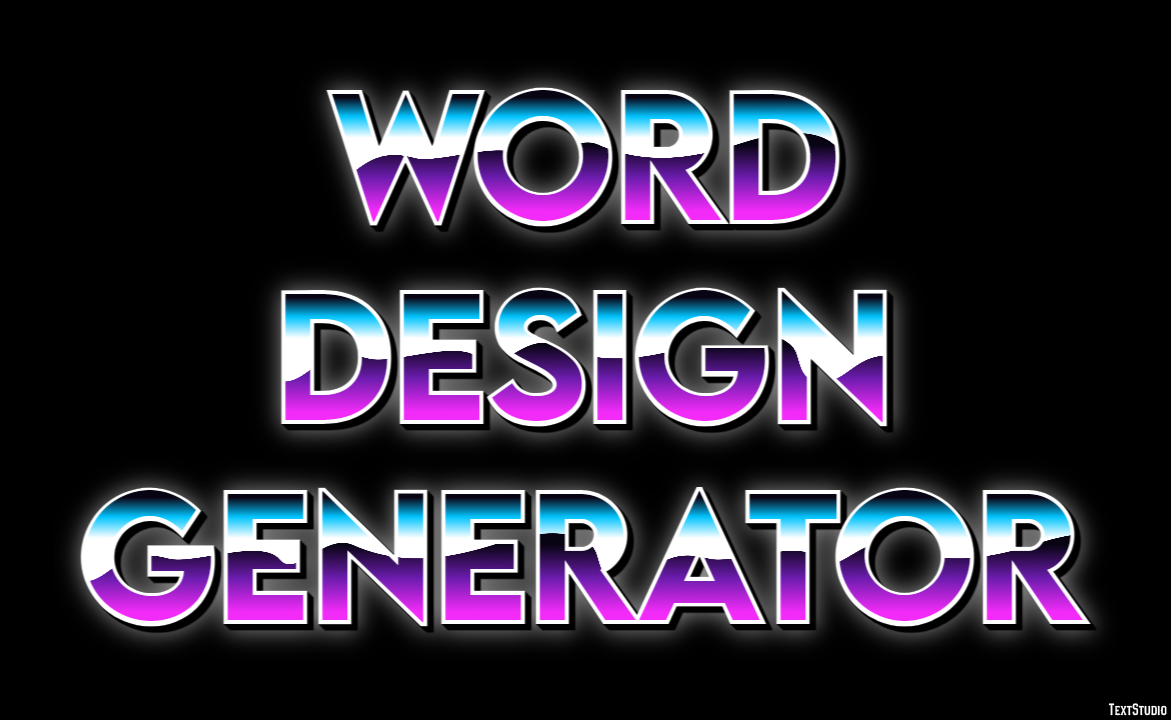 Word Design Generator Metin Efekti