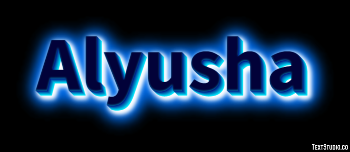 Alyusha Эффект текста