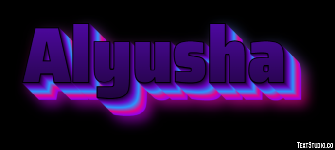 Alyusha Текстовый эффект