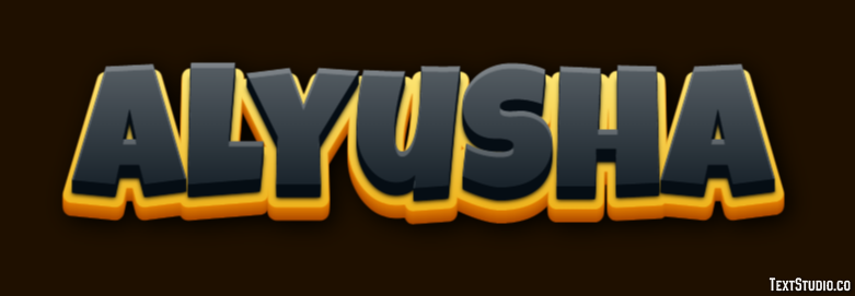 Alyusha Текстовый эффект
