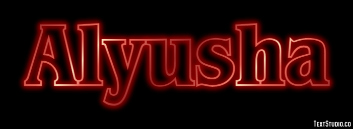 Alyusha Текстовый эффект
