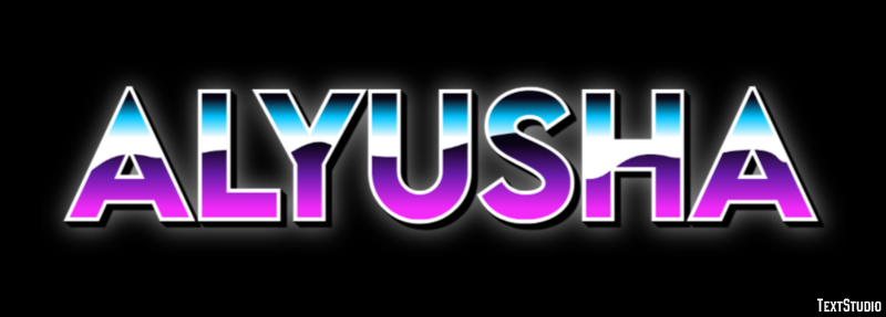 Alyusha Текстовый эффект