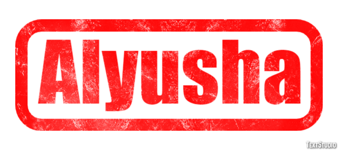 Alyusha Текстовый эффект