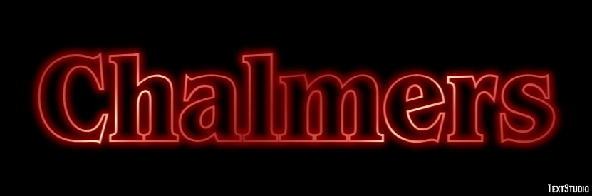 Chalmers Text Effect