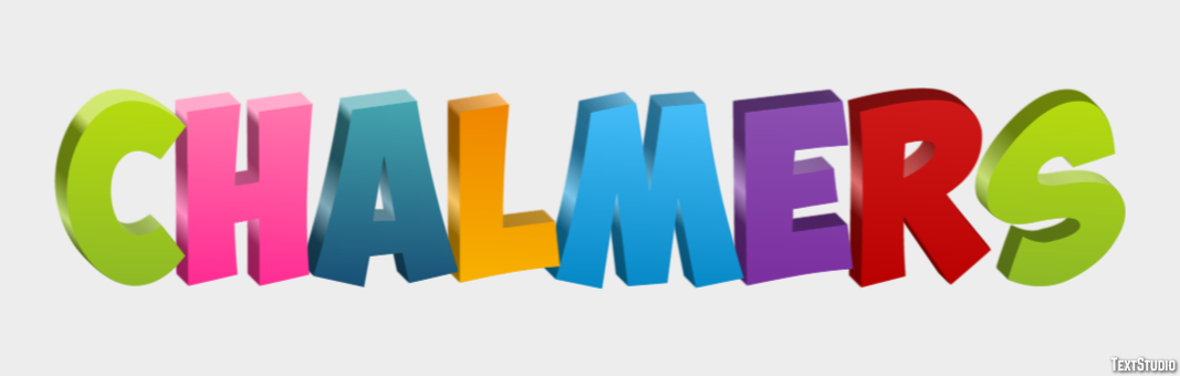 Chalmers Text Effect