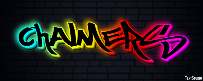 Chalmers Text effect