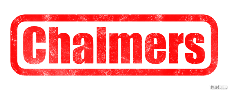 Chalmers Text effect