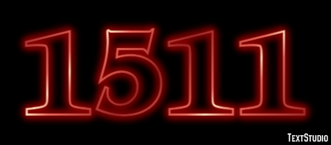 1511 Text effect