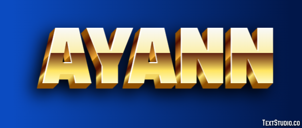 Ayann Texteffekt