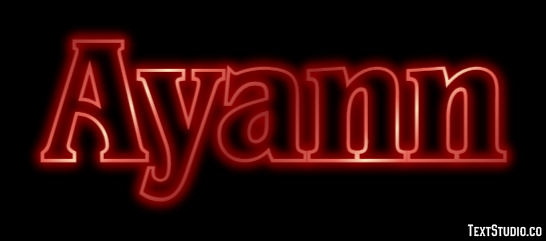 Ayann Tekst Effect