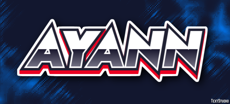 Ayann Эффект текста