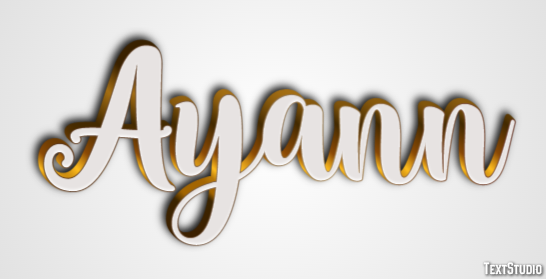 Ayann Эффект текста