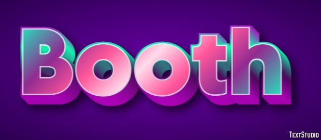Booth Tekst Effect