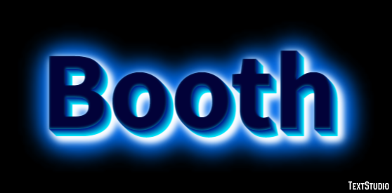 Booth Tekst Effect