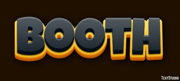 Booth Tekst Effect
