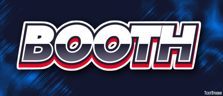 Booth Tekst Effect