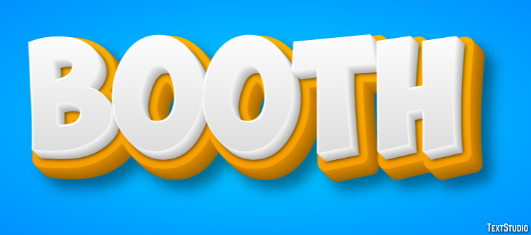 Booth Tekst Effect