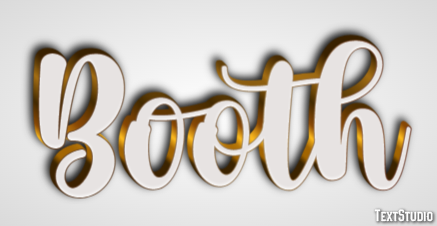 Booth Tekst Effect