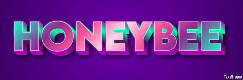 Honeybee Text effect