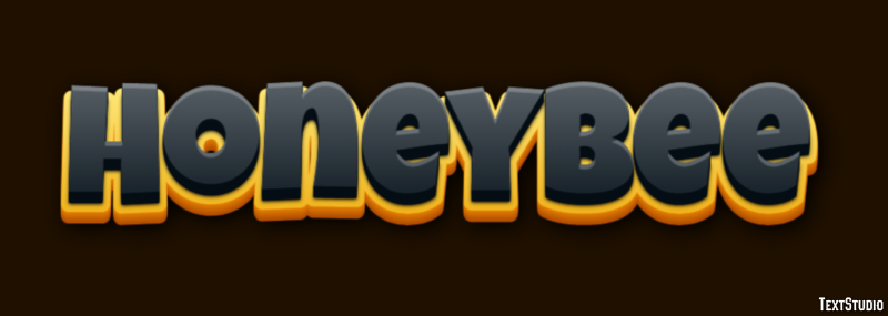 Honeybee Text Effect