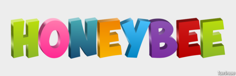 Honeybee Text Effect