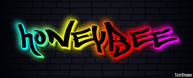 Honeybee Text Effect