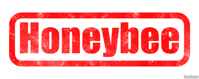 Honeybee Text effect
