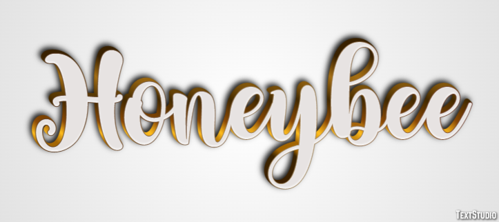 Honeybee Text effect