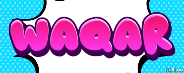 Waqar Efecto de texto