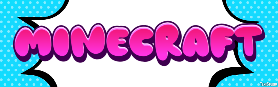 Minecraft Efeito de texto