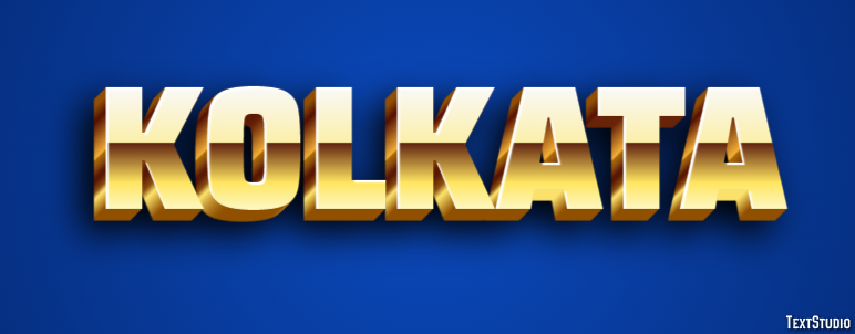 Kolkata Efekt tekstowy