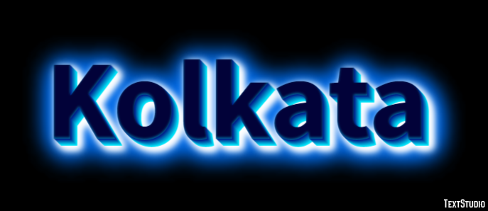 Kolkata Efekt tekstowy
