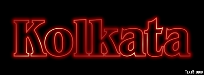 Kolkata Efekt tekstowy
