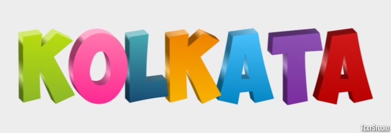 Kolkata Efekt tekstowy