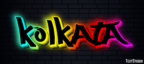 Kolkata Texteffekt