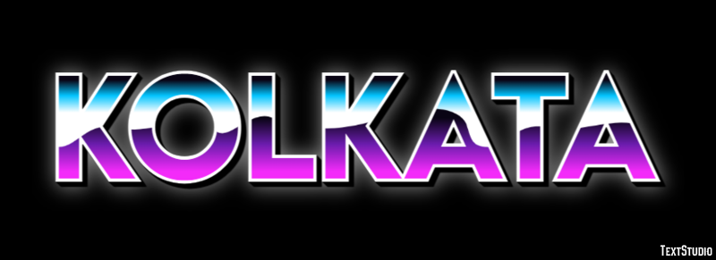 Kolkata テキスト効果