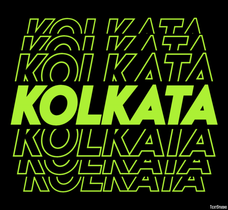Kolkata Efekt tekstowy