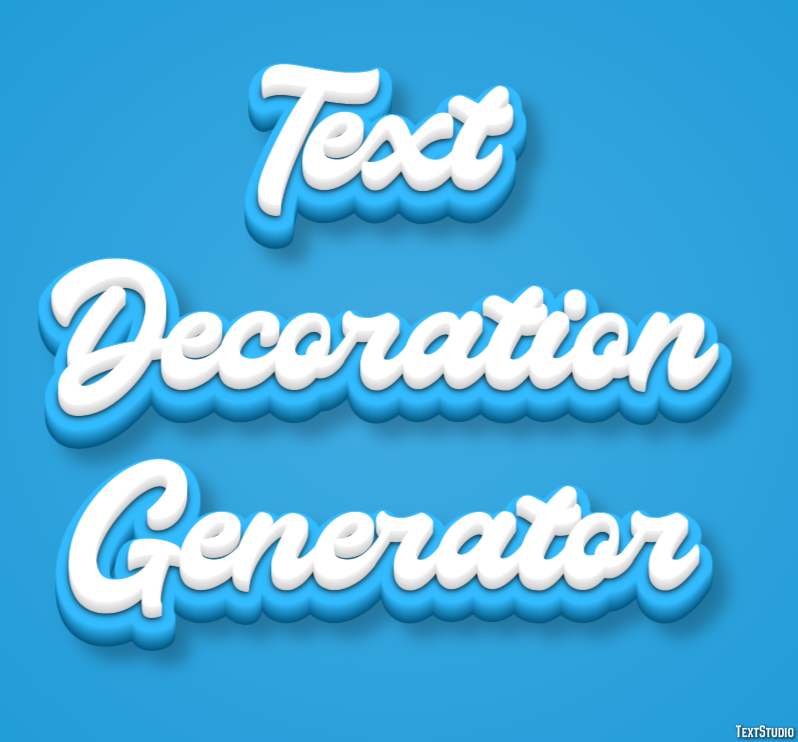 Text Decoration Generator テキスト効果