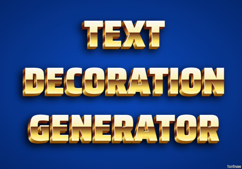 Text Decoration Generator テキスト効果