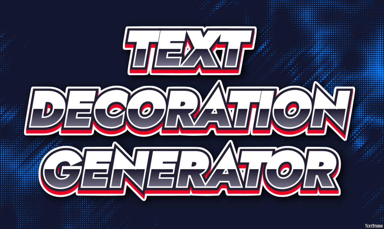 Text Decoration Generator テキスト効果