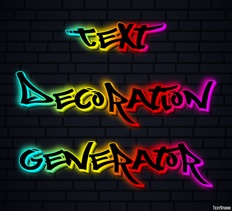 Text Decoration Generator テキスト効果