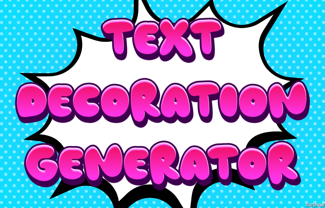 Text Decoration Generator テキスト効果