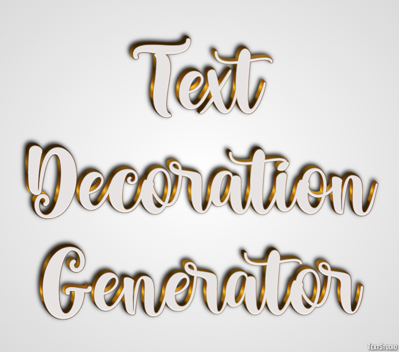 Text Decoration Generator テキスト効果