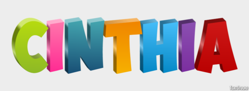 Cinthia Text effect
