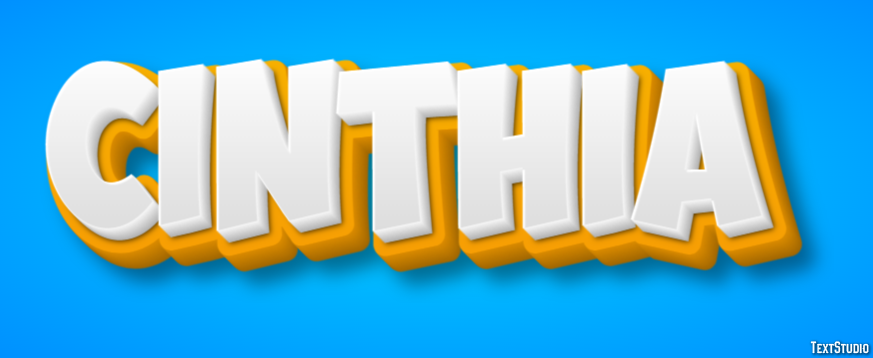 Cinthia Text effect