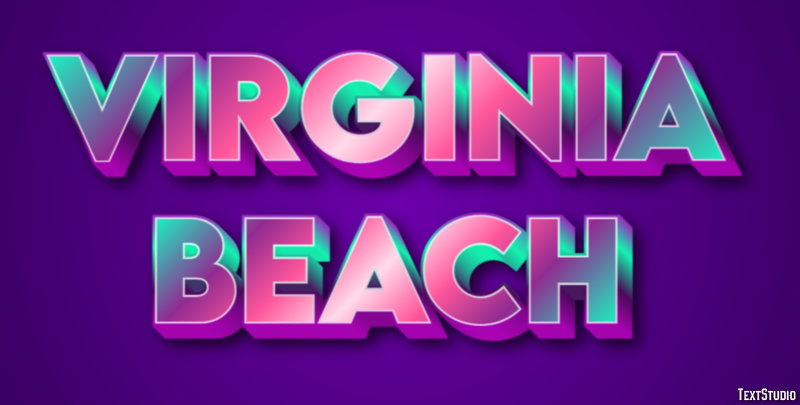 Virginia Beach Efekt tekstowy