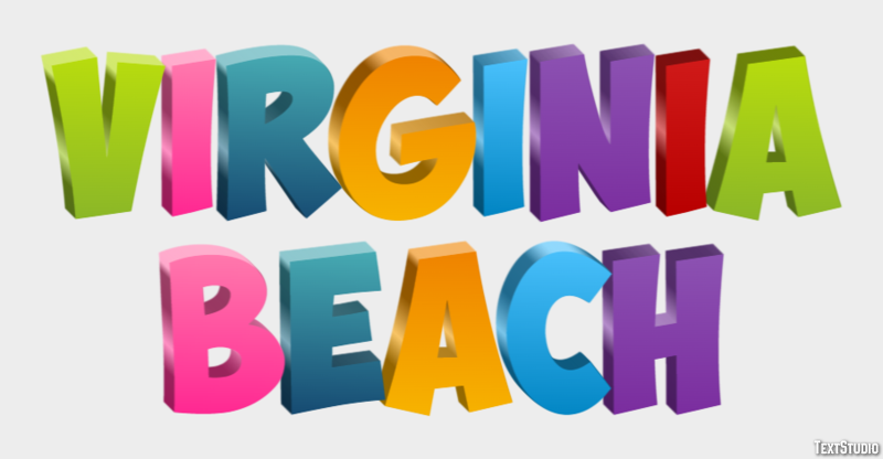 Virginia Beach Efekt tekstowy