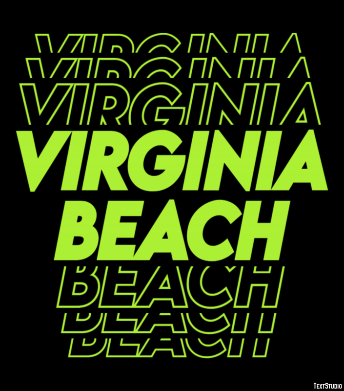 Virginia Beach Efekt tekstowy